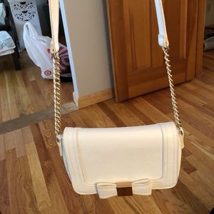 Super cute white cross body bag